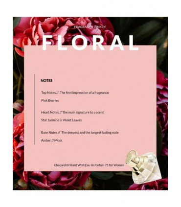 Chopard Brilliant Wish Eau de Parfum Spray 75ml