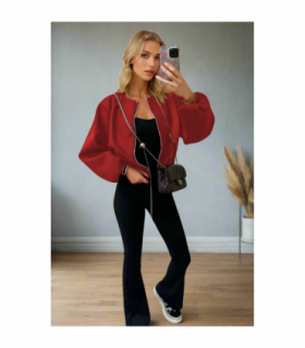 Classic Bomber Jacket - Stylish Zip Design - Perfect for All-Outfits