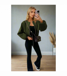 Classic Bomber Jacket - Stylish Zip Design - Perfect for All-Outfits