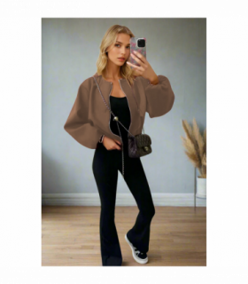 Classic Bomber Jacket - Stylish Zip Design - Perfect for All-Outfits