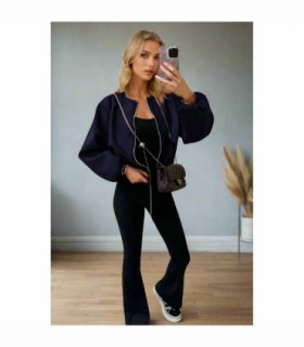 Classic Bomber Jacket - Stylish Zip Design - Perfect for All-Outfits
