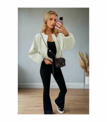 Classic Bomber Jacket - Stylish Zip Design - Perfect for All-Outfits