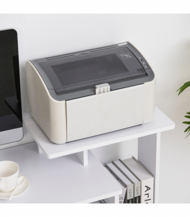 Computer Desk White Particle board 100cm x 40cm x 86.6cm Sliding Keyboard Tray