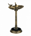 Elegant Two-Basin Bird Bath & Feeder with Antique Finish