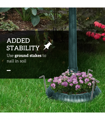 Elegant Two-Basin Bird Bath & Feeder with Antique Finish