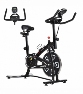 Exercise Training Bike Indoor Cycling Bicycle Trainer LCD Monitor