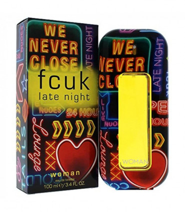 Fcuk Late Night Eau De Toilette Spray 100ml