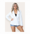 Fitted Linned Double Button Blazer Jacket - Stylish Comfort for All Occasions