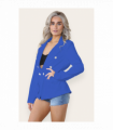 Fitted Linned Double Button Blazer Jacket - Stylish Comfort for All Occasions