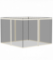 Four-Panel Gazebo Replacement Screen - Durable Polyester Mesh Protection
