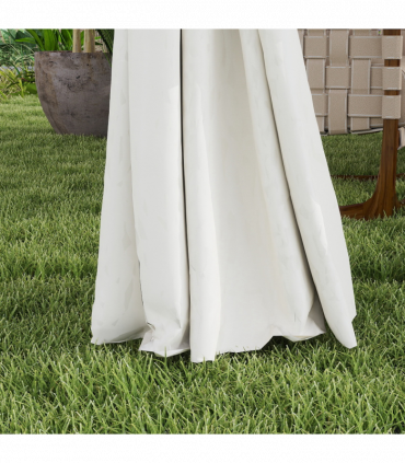 Garden Canopy Gazebo with Two-Tier Roof for Outdoor Relaxation - 3x4m