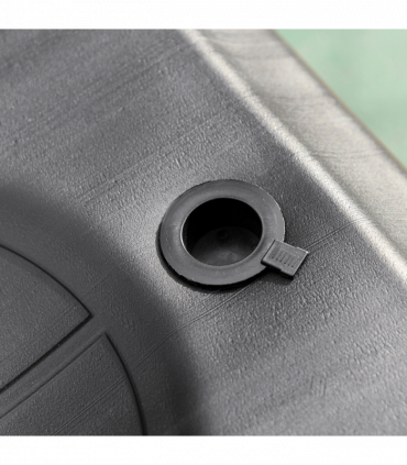 HOMCOM 1.55-2.1m Basketball Hoop and Stand w/ Fillable Base, Wheels, Black