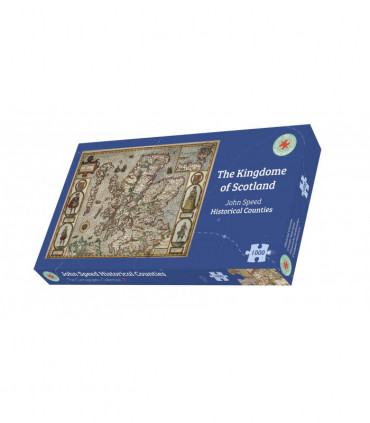 John Speed Historical Map of Scotland 1000 Piece Jigsaw Puzzle