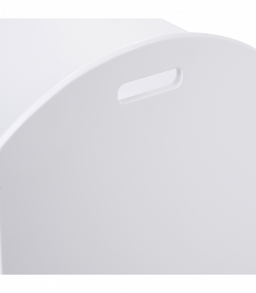 Kids Wooden Toy Children Organizer Side Handle White - MDF 46.5H x 62L x 40Wcm