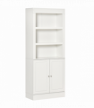 Kitchen Cupboard White MDF and particle board 74.6 x 35.5 x 182.5 cm Double-door