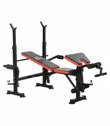 Multi-Function Adjustable Weight Training Bench Gym Fitness Lifting HOMCOM