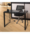 Multifunction Folding Desk Portable Compact Computer Table In Black