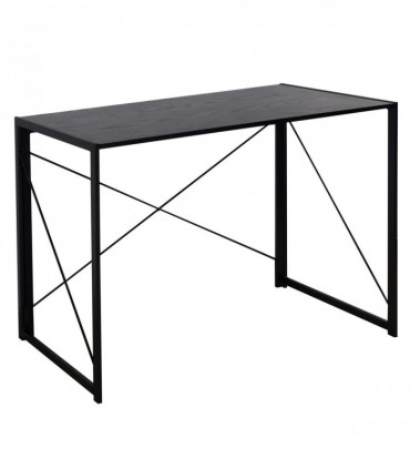 Multifunction Folding Desk Portable Compact Computer Table In Black