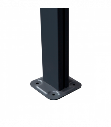 Outdoor Patio Gazebo Pergola, Aluminum Post, 4.35x3m Mounted on the Wall Roof