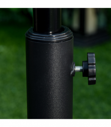 Outsunny 13KG Round Parasol Base Heavy Duty Cement Stand Umbrella Holder Bronze