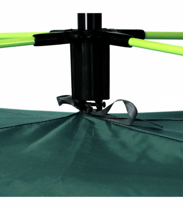 Outsunny 2 Man Pop-up Beach Tent Sun Shade Shelter Hut w/ Windows Door Green