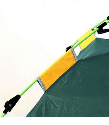 Outsunny 2 Man Pop-up Beach Tent Sun Shade Shelter Hut w/ Windows Door Green