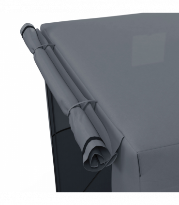 Outsunny 2 x 2m Pop Up Gazebo with Sides Easy up Party Tent with Carry Bag Black