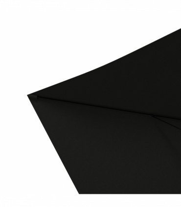 Outsunny 2 x 3(m) Garden Parasol Rectangular Market Umbrella w/ Crank Black