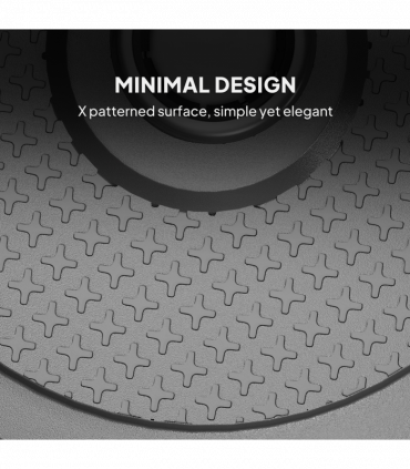 Outsunny 22kg Garden Parasol Base, Round HDPE Sun Umbrella Base, Black