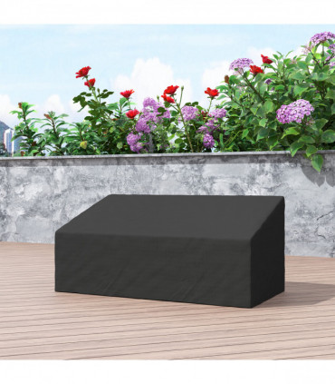 Outsunny 3 Seater Rain Cover Garden Sofa Chair Bench Protector 218x111x101cm
