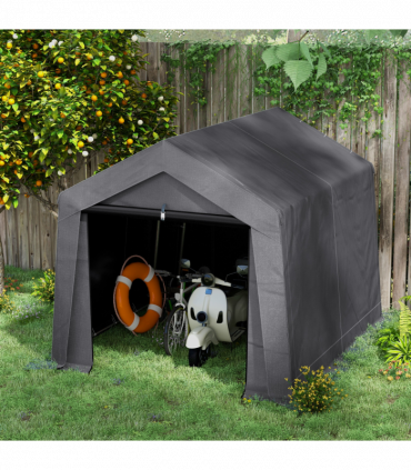 Outsunny 3 x 3(m) Garden Storage Shed, Waterproof and Heavy Duty Portable Shed
