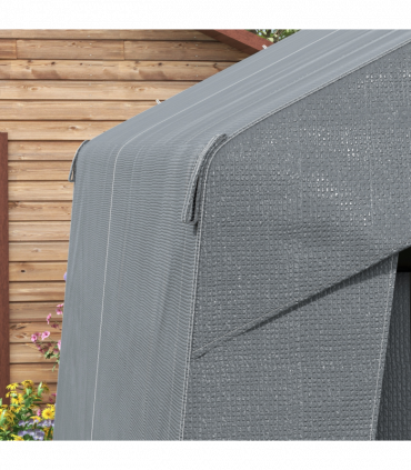 Outsunny 3 x 3(m) Garden Storage Shed, Waterproof and Heavy Duty Portable Shed