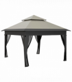 Outsunny 3 x 3(m) Pop Up Gazebo, Instant Shelter with Mosquito Netting, Grey