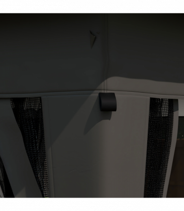 Outsunny 3 x 3(m) Pop Up Gazebo, Instant Shelter with Mosquito Netting, Grey