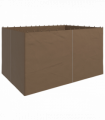 Outsunny 3 x 4(m) Universal Gazebo Replacement Sidewall Set, 4 Panels, Brown