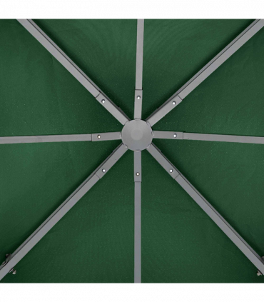 Outsunny 3(m) 2 Tier Garden Gazebo Top Cover Replacement Canopy Roof Dark Green