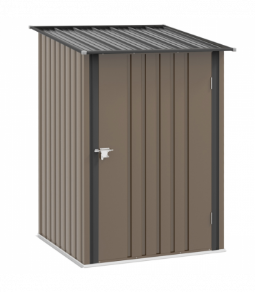 Outsunny 3.3ft x 3.4ft Outdoor Storage Shed Steel Garden Shed w/ Lockable Door