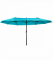 Outsunny 4.6M Garden Patio Umbrella Canopy Parasol Sun Shade w/o Base Blue