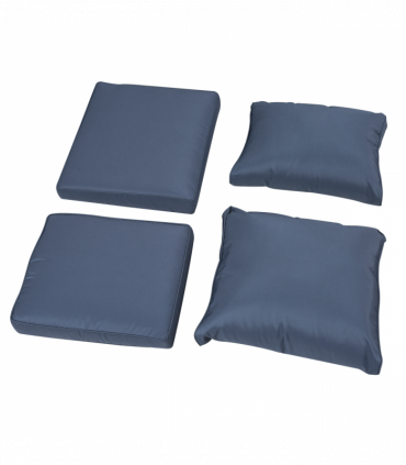 Outsunny 6pc Padded Outdoor Rattan Wicker 3-Seat Sofa Recliner Footstool Table