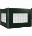 Outsunny Gazebo Side Panels for 3x3(m) or 3x6m Gazebo Canopy, 2 Pack, Green