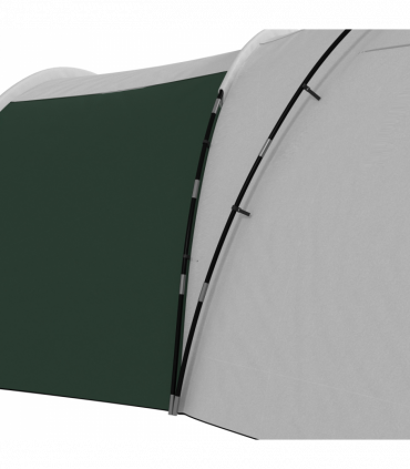 Outsunny Large Camping Tent with 3 Bedroom, Living Area and Porch for 6-9 Man