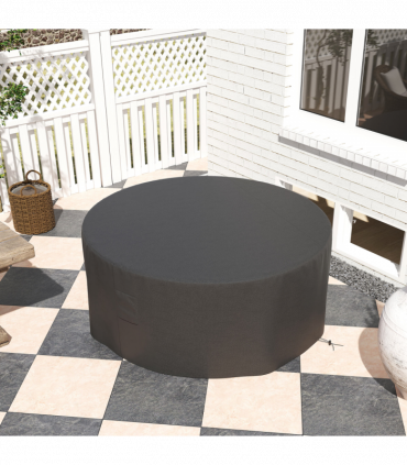 Outsunny Large Outdoor Set Round Cover Garden Furniture Waterproof