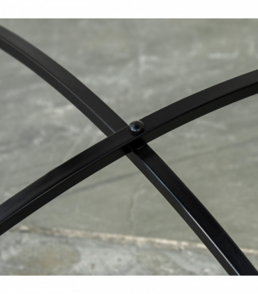 Outsunny Mosaic Side Table Bistro Coffee Table for Garden Patio Balcony Grey