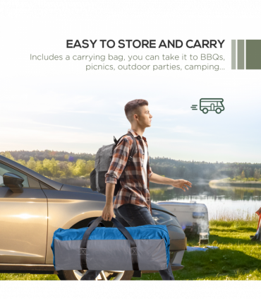 Outsunny Outdoor Gazebo Event Shelter Party Tent for Garden Green