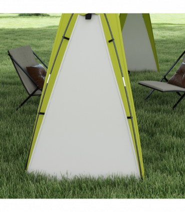 Outsunny Outdoor Gazebo Event Shelter Party Tent for Garden Green