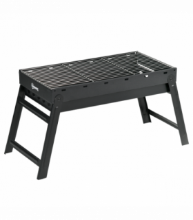 Outsunny Portable Charcoal Grill with Pull-Out Charcoal Basin