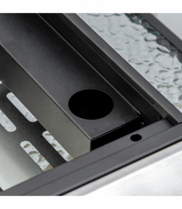 Outsunny Portable Gas Plancha BBQ Grill with 2 Stainless Steel Burner, 6kW