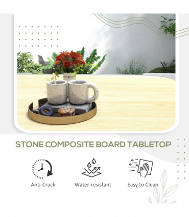 Outsunny Rattan Dining Sets, Cube Garden Furniture w/ Space-saving Design, Grey