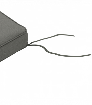 Outsunny Set of 4 Outdoor Seat Cushion with Ties, for Patio Furniture, Grey