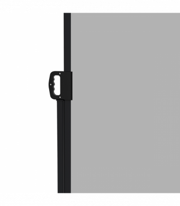 Outsunny Side Awning Retractable, Privacy Screen, 400x180cm, Light Grey